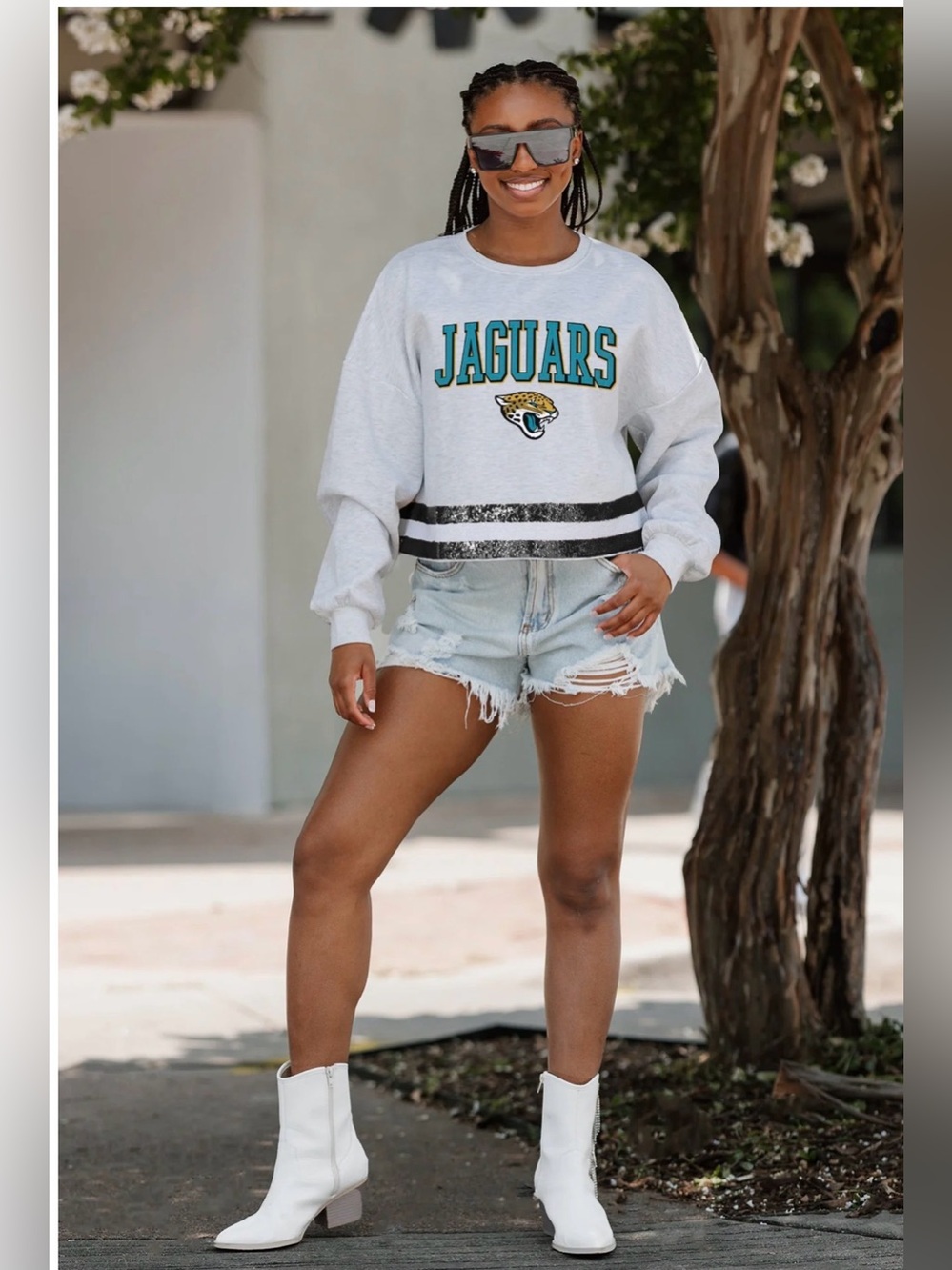 Jacksonville Jaguars long sleeve cropped top NWT